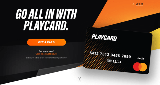 Activating Playcard.com Card via Mobile App